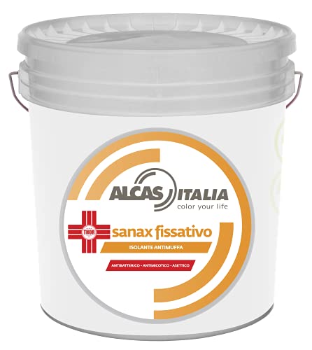 Fissativo antimuffa per interni muri e pareti vari formati - Alcas Italia SANAX (1 Litro)