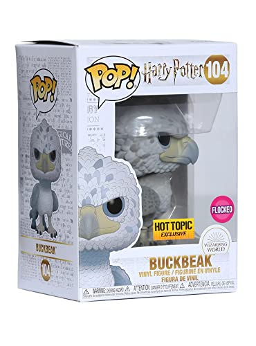 Funko POP! Harry Potter Buckbeak [Flocked] #104 Exclusive Bundled w...