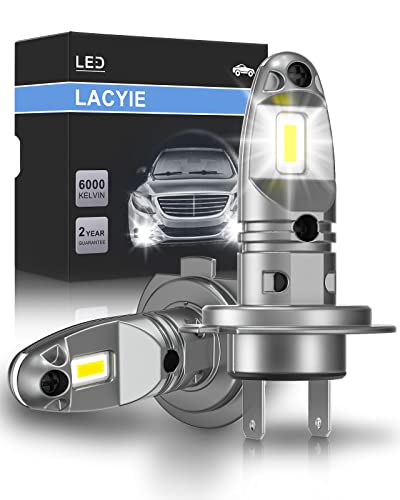 H7 LED, LACYIE CSP 12000LM 6000K Bianco Lampadine LED Impermeabile IP68 Kit Sostituzione per Alogena Lampade e Xenon Luci, Fari Abbaglianti o Anabbaglianti per Auto e Moto - 9-36V (2 Pcs)