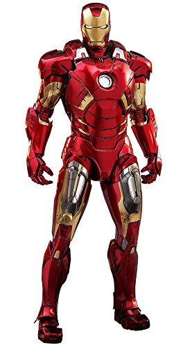 Hot Toys Avengers Movie Masterpiece Series Iron Man Mark 7 VII DIEC...