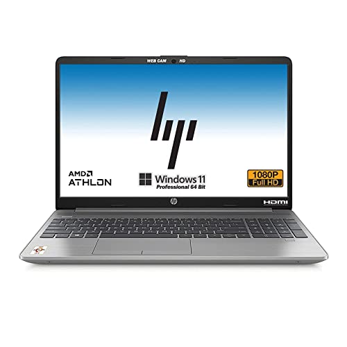 HP 255 G8, Pc Portatile Notebook Silver, Display Full HD da 15,6 , Cpu AMD 3020e, Ram 4Gb, Ssd 128Gb, Windows 11 Pro, Computer Portatile Hp