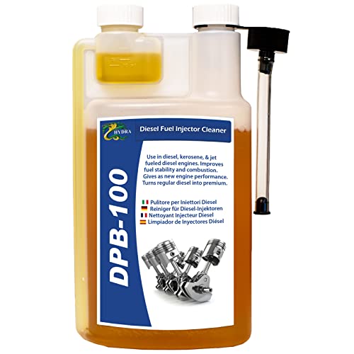 HYDRA DPB-100 Diesel Power Blast per la Pulizia degli iniettori Diesel per Un iniettore Diesel più Pulito Adatto a Tutti i Tipi di Motore Diesel additivo Ideale per la Pulizia del Diesel (500 ml)