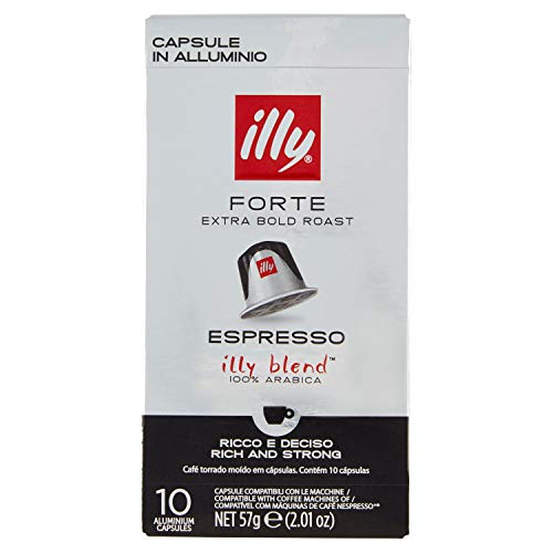 Illy Forte Capsule Compatibili con Nespresso, 57g