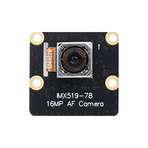 IMX519-78 16MP AF Camera per Raspberry Pi, 78.5° FOV, messa a fuoco automatica flessibile, fotocamera ad alta risoluzione