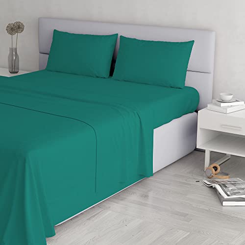 Italian Bed Linen Cl El Acqua 2Pst Completo Letto, Microfibra, Matrimoniale, 240 x 270 cm, 4 unità