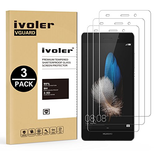 iVoler [3 Pack] Pellicola Vetro Temperato per Huawei P8 Lite, Pellicola Protettiva, Protezione per Schermo