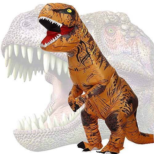 JASHKE Costume Trex Costume Dinosauro Gonfiabile Costume t rex Gonfiabile Adulto Costume Dinosauro Adulto