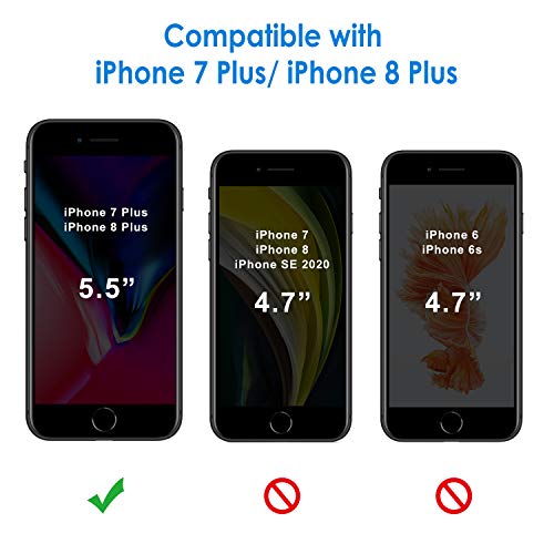 JETech Cover in Silicone Compatibile iPhone 7 Plus   8 Plus, 5,5 Po...