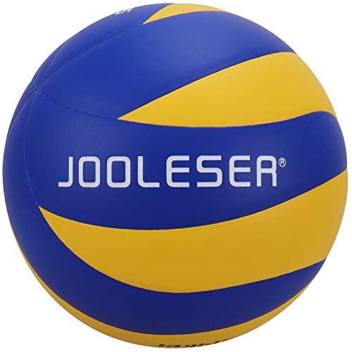 JOOLESER Pallone da Beach Volley Soft Touch, Pallavolo Ufficiale di Misura 5 per Interni ed Esterni (Blu)