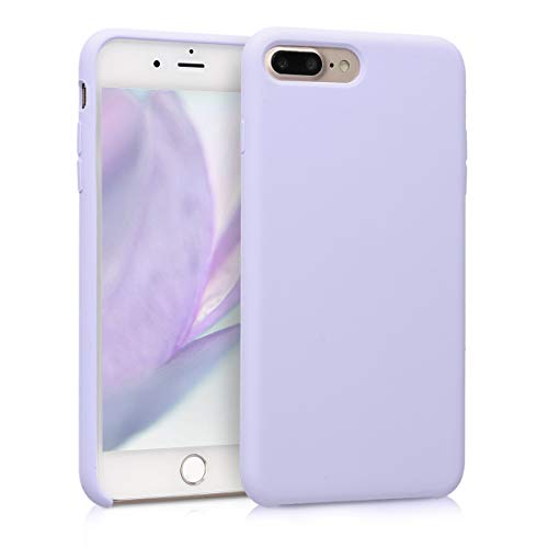 kwmobile Custodia Compatibile con Apple iPhone 7 Plus   8 Plus - Cover in Silicone TPU - Back Case per Smartphone - Protezione Gommata Lavanda Pastello