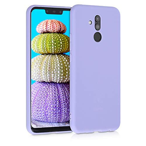 kwmobile Custodia Compatibile con Huawei Mate 20 Lite - Cover in Silicone TPU - Back Case per Smartphone - Protezione Gommata Lavanda Pastello