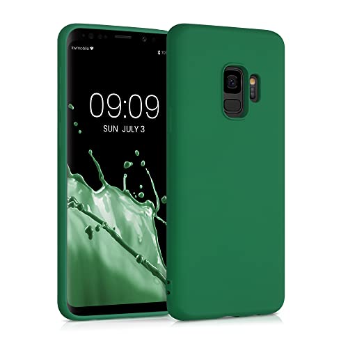 kwmobile Custodia Compatibile con Samsung Galaxy S9 - Cover Silicone Gommato - Back Case Protezione Posteriore Cellulare - Pixie Green