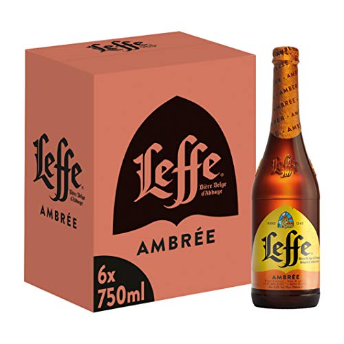 Leffe Ambrée, Birra Bottiglia - Pacco da 6x75cl