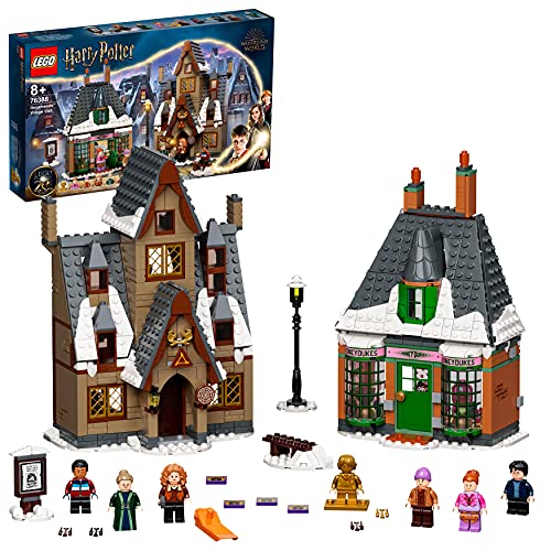 LEGO Harry Potter Visita al Villaggio Di Hogsmeade, Set Giocattoli per Bambini, Minifigure d Oro del 20° Anniversario, 76388