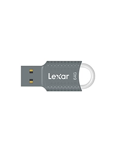 Lexar Chiavetta USB 64 GB, Pen Drive USB 2.0, USB Flash Drive, Plastica Memoria USB Stick (LJDV40-64GABGY)