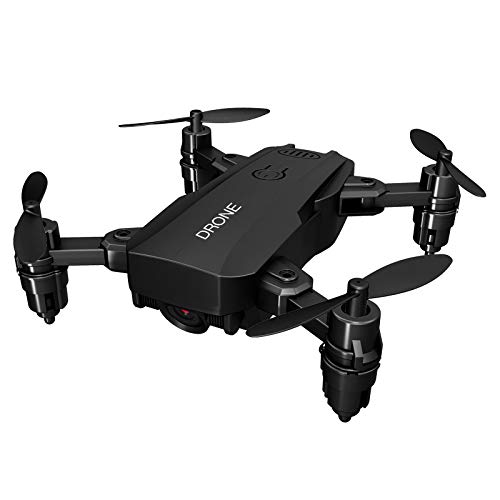 LIZHOUMIL Drone S107, Mini Drone con telecamera HD 4K, Fotografia aerea WiFi, Drone Pieghevole, Vol 20 Min, per Sbuttanti e Adulti 4K