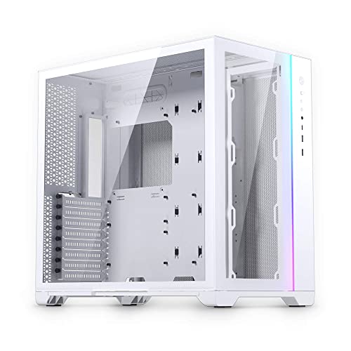 Magniumgear Neo Qube 2, Dual Chamber ATX Mid-tower, digitale RGB Lighting, pannelli in vetro temperato, Bianco