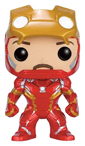 Marvel Funko - Captain America Civil War Statuine Iron Man Unmasked Pop Limited