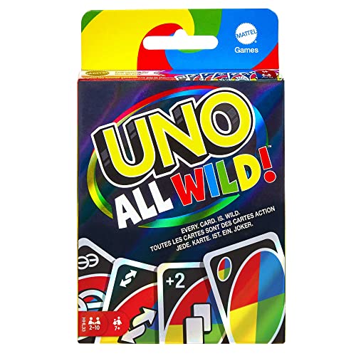 Mattel Games - UNO All Wild, Gioco di Carte per Famiglie e Bambini ...