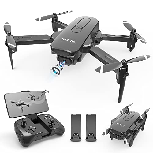 Mini Drone con Telecamera 1080P Drone Pieghevole Telecomandato RC Quadricotteri WiFi FPV Un Pulsante di Decollo Atterraggio 3D Flip 3 Velocità di Regolazione Regalo per Bambini e Principianti