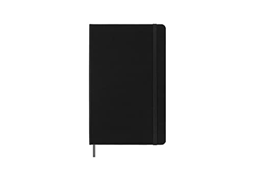 Moleskine Smart Notebook, Smart Writing System, Notebook Digitale con Copertina Rigida, Pagine a Righe e Chiusura Elastica, Formato Large 13 x 21 cm, Colore Nero