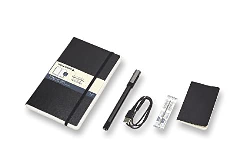 Moleskine SWSAB33BK01 Smart Writing - Set con Smart Pen+ Ellipse, N...