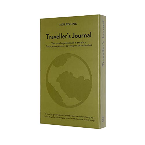 Moleskine Travel Journal, Notebook a Tema - Taccuino con Copertina Rigida per Organizzare e Ricordare i Tuoi Viaggi - Dimensione Large 13 x 21 cm, 400 Pagine