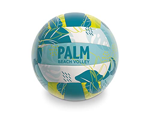 Mondo Palm Pallone Beach Volley, Colore Bianco Azzurro Giallo, Misura 5, 13459