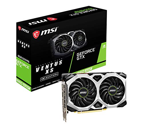 MSI GeForce GTX 1660 SUPER VENTUS XS OC Scheda Grafica 6GB, Nero...