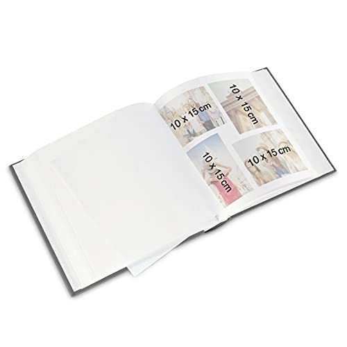 Hama Album portafoto, Cartone, Schwarz (Weiße Seiten), 30x30...