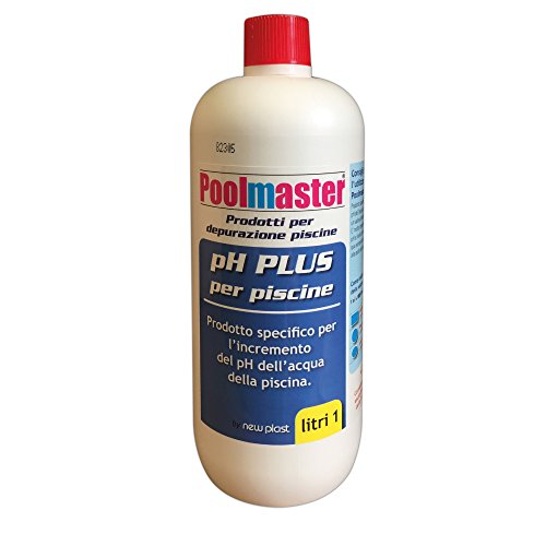 New Plast 3004 - Correttore di pH Plus per Acqua Piscina, Flacone 1 lt