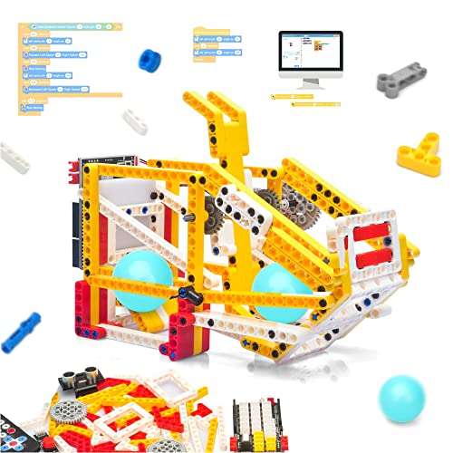 OSOYOO Building Block Graphic Programming Kit per Arduino 6 in 1 Robotics STEM Coding Engineering Educational Learning Set for Teens