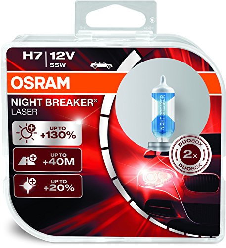 Osram H7 laser Night breaker Duo box 64210 nbl-hcb Light (W, 12 V, 2 lampadine)