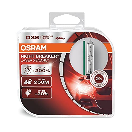 OSRAM XENARC NIGHT BREAKER LASER D3S, +200% di luce, bulbo HID allo...