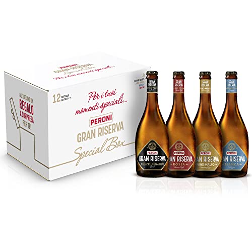 Peroni Gran Riserva Special Box, Cassa di Birra Mista con 12 Birre ...