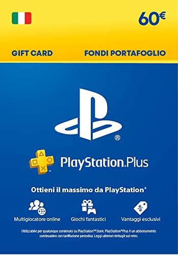 PlayStation Plus Essentials Membership | 12 Mesi | PlayStation Store Gift Card 60 EUR | PSN Account italiano | PS5 PS4 Codice download