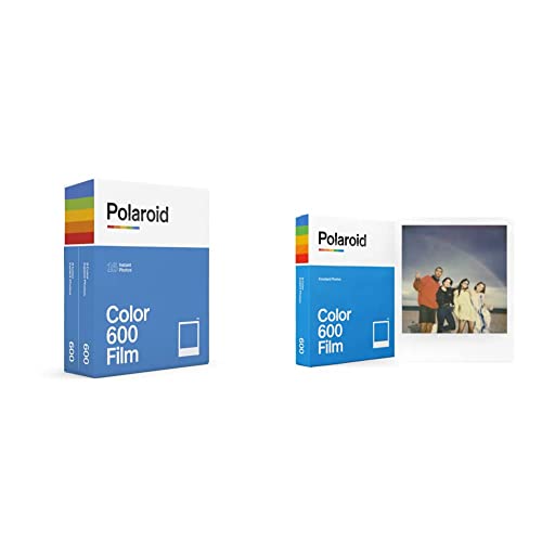 Polaroid Pellicola Istantanea Colore per 600 - Confezione Doppia - 6012 & Pellicola a colori per 600-6002