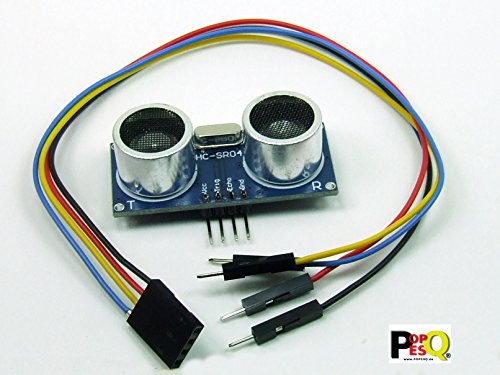 POPESQ - Sensore a ultrasuoni HC-SR04 Ultrasonic Distance Sensor Arduino con with Cavo Cable per for BREADBOARD #A1725