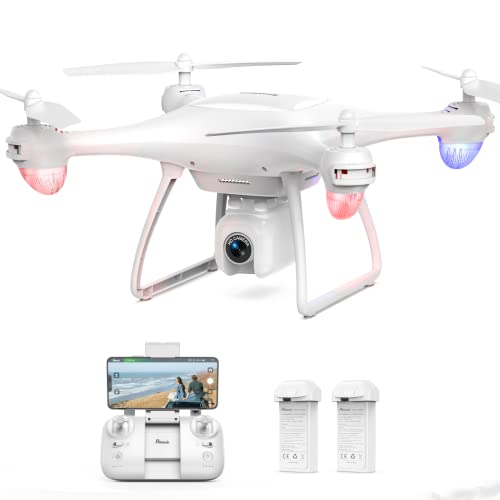 Potensic P5 Drone con Telecamera 2.7K, Drone per Principianti 2.4G Wifi FPV Trasmissione, Drone Professionale con 36 Minuti di Volo Manteni dell Altezza, Modalità Senza Testa, Volo Waypoint e 3D Flip