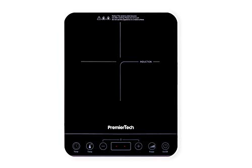 PremierTech Piastra a Induzione portatile 2000watt 10 livelli Timer 180min ultra slim touch PT-PI1