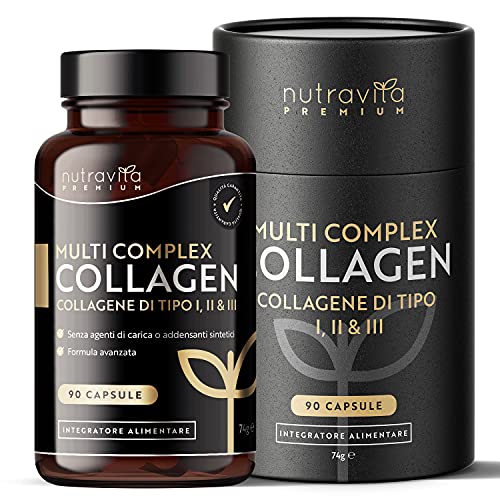 Premium Collagene Complex con Acido Ialuronico - Collagene di tipo ...