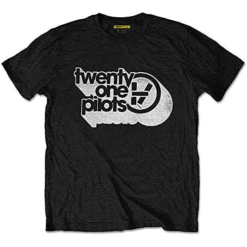 Rock Off Twenty One Pilots T Shirt Vessel Vintage Band Logo Nuovo Ufficiale Uomo Size L