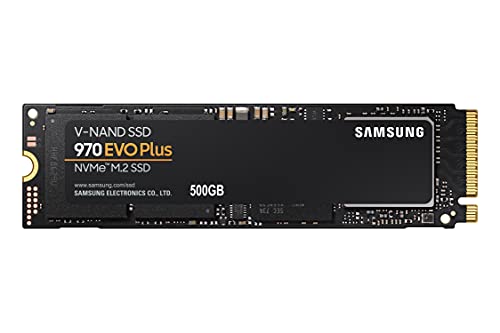 Samsung Memorie MZ-V7S500 970 EVO Plus SSD Interno Da 500GB, Nero, ...