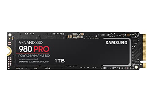 Samsung Memorie MZ-V8P1T0B 980 PRO SSD Interno da 1TB, compatibile con Playstation 5, PCIe NVMe M.2, Nero