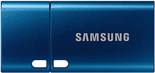Samsung Memorie Type-C USB Flash Drive, USB 3.2, Type-C, Velocità di Lettura Fino a 400 MB s, 256 GB, Blu (MUF-256DA)
