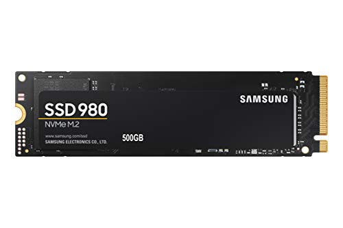 Samsung (MZ-V8V500B AM) 980 SSD da 500 GB, interfaccia NVMe M.2 Uni...