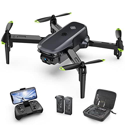 Sansisco Drone con Telecamera1080P HD, D15 Drone Pieghevole FPV, Drone Professionale con Modalità Hovering, Drone Economico Modalità Headless e 3D Flip, Droni per Principianti, Adolescenti, Bambini