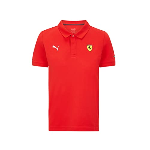Scuderia Ferrari - Collezione ufficiale Formula 1 Merchandise 2022 - Camicia polo classica per bambini, Rot, 92