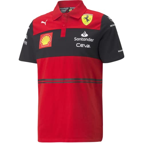Scuderia Ferrari - Collezione ufficiale Formula 1 Merchandise 2022 - Camicia polo del team 2022, Rot, S