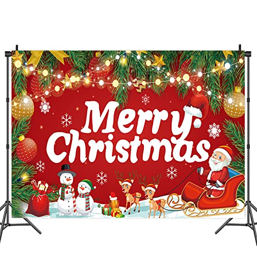 Sfondo di Natale, Fondale per Fotografia a Tema Natalizio, Sfondo Fotografico di Natale, per decorazioni murali per feste e feste 1.5*1m